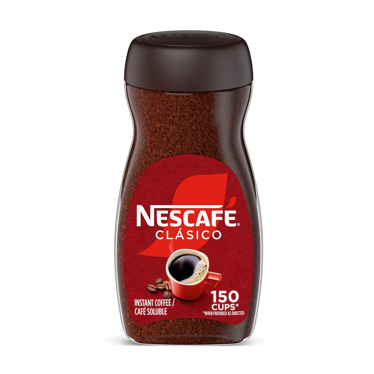 NESCAFÉ Clasico Dark Roast Instant Coffee, 10.5 oz Jar